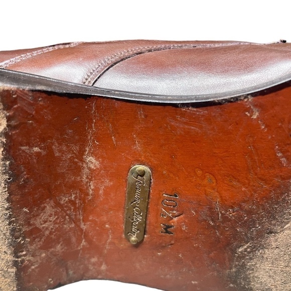 Mezlan Men Genuine Alligator Dress Shoes Piedmont style Brown 10.5 M - Picture 9 of 9